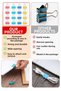Colorful Steel Clamp Clips 41 mm 12 Pieces Document Clips Colorful Metal Clips Binder Clips Clamp 180 Sa - 3