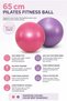 Pilates Ball 65 cm - Pvc Fitness Ball for Balance and Stretching, Assorted - 3