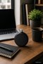 5 oz Stainless Steel Round Flask – Black Steel Pocket Flask - 7