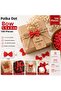 100 Pieces Polka Dot Bow 1.5X3 cm Gift Package Decoration Ribbon Bow Wedding Candy Ornament - 3