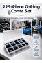 18 Size O-Ring Seal Set Rubber Seal Kit for Automotive, Plumbing, and Hydraulics