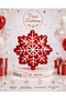 Red Snowflake Foil Balloon 53X45 cm Helium Compatible New Year Christmas Winter Themed Party Decoration Balloon - 2