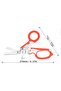 Travel Scissors, Stainless Steel Windbreakers with Clear Scale Foldable Scissors Cutter Key Hand Tool for Outdoor - 7