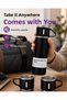 Steel Thermos Cup Set |   500 ml Capacity, Non-Slip Base, Gift Boxed
