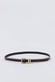 Brown-Black-Ecru 3-Piece Women's Belt Takss26Ke00032 - 7