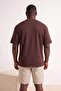 Brown-Green Big Size 2-Pack Regular Fit T-Shirt Tmnss24Bf00002 - 3