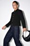 Black Judge Collar Buttoned Short Sports Jacket Tdrss26Ce00018 - 2