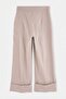 Trendyolmilla Wardrobe Essentials – Bej Kemer Tokalı Duble Paça Pantolon | TWOAW27PL00010 - 7