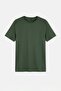 Gri-Lacivert-Taş-Bordo-Haki 5'li Paket Regular Fit Basic %100 Pamuklu T-ShirtTMNSS24TS00082 - 13