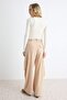 Taş Düz Wide Leg Pile Çift Kemer Detaylı Geniş Paça Uzun Krep Örme Pantolon TWOAW27PL00006 - 4