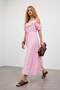 Blue Rope Strap Lined Modal Long Dress Tdrss26El00118 - 2