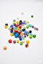 Flower Patterned Colorful Beads 5 mm 50 Pieces - 2