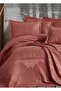 Hazel Brick Double Bedspread - Chenille