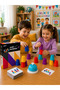 Colorful Cups Intelligence Game Age 3+ 50 Cards 5 Players - 2