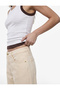 Normal Waist Straight Leg Cotton Denim Trousers - Straight Fit Jean - 4