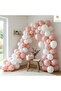 White Pink Pastel Balloon Set 20 Pieces Birthday Party Decoration Set - 2