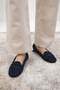 Capri Genuine Suede Navy Blue Color Women's Loafer Shoes