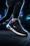 Black White Memory Foam Men's Sports Shoes B25Ca108 m - 8