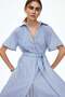 Tie-belt shirt dress - 2