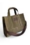 Totebag Khaki Green Waxed Canvas Bag - Original Size - 2