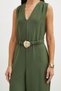 Beli Belted Palazzo Leg Jumpsuit - 4
