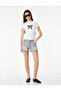 Cotton Slim Fit Short Sleeve Crew Neck Bow Print T-Shirt - 2