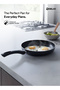 DELICI 8 Pcs Nonstick Cookware Set, 10X Tougher Coating, Quick Heat, Gas, Halogen & Ceramic Safe - 4