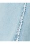 Tasseled Wide Leg Jeans with Pockets and Asymmetrical Stitching Detail - Bianca Wide Leg Jeans - 6