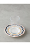 Alvina Porcelain 12 Piece Tea Set for 6 People 165 ml Blue - Pink - 3
