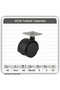 40 mm Movable Screwable Furniture Wheel |   Cabinet, Coffee Table, Table Leg Caster Set of 4 - 4