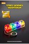 Illuminated Keyboard with Click Sound Stress Gi Leather Ci Keychain Mixed Color 1 Piece