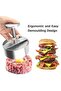 Stainless Steel Burger Maker,Adjustable Press,Non-Stick,for Beef & Vegetables - 2