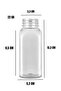 10 Pcs Smoothie Detox Bottle Transparent Plastic Leakproof Lid Angled Juice Bottle 250 ml - 8