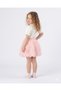 Girl's Short Sleeve Stoned Bow Tutu Princess Skirt for Birthdays, Weddings, Special Occasions, Summer Evening Dresses (2-3-4-5 Years Old Dress) - 2