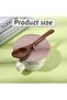Silicone Cup Covers 6-Pack, 3.9 Inch, Reusable Anti-Dust Lids with Spoon Holder for Mugs and Coffee - 3