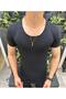 ARS MAGIC BOX Open Collar Wide Collar Skirt Oval Beige T_SHIRT - 3