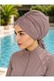 Ready-Made Bonnet with Gathered Front and Tie Back in Vizyon Color - 2