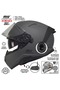 X340 MAT GRİ FULL FACE KASK