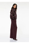Flat Wide-Leg Fabric Trousers with Belt and Pleated Detail - 2