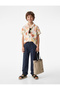 Elastic Waist Buttoned Viscose Basic Trousers