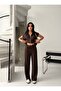 Women's Modal Fabric Parachute Detailed Zippered Vest Double Set - 5