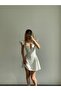 Back-Tie Poplin Mini Women's Dress - 6