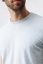 Baby Blue Comfort Slim Knitwear T-Shirt - 4