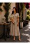 Women's Summer Cotton Comfortable Linen Dress - 3