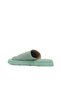 Green Light Leather Women's Flat Slippers 01Wy9400 - 4