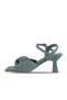 Green Light Leather Women's Heeled Sandals - 01wy6801 - 3