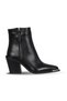 Black Flotter Leather Women's Heeled Boots 33Wb20000