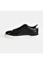 Men's Black Lace-Up Casual Leather Shoes - 3