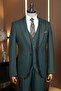 Exclusive Vest Suit Green