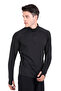 Extreme Men's Long Sleeve Half Zip Thermal Sweatshirt Heat Black